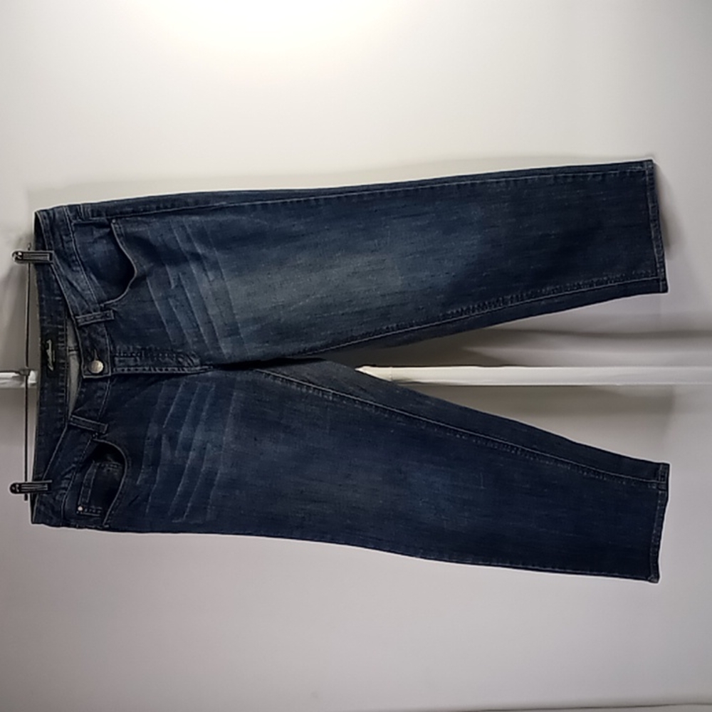 Eddie Bauer Button Fly Cropped Blue Jeans Size 10/30